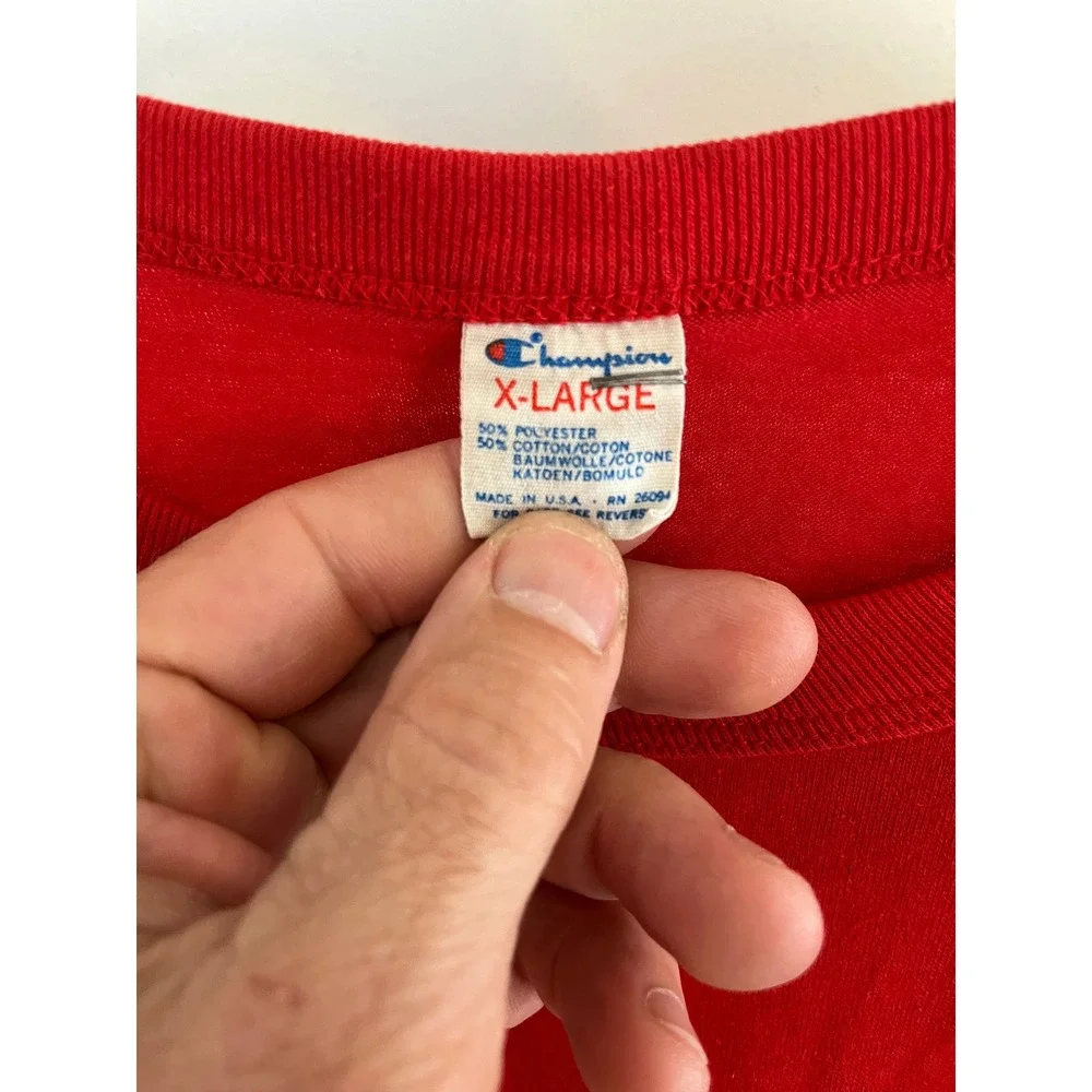 Vintage 80s Champion Atlanta Falcons Jersey T-Shirt - Picture 7 of 7